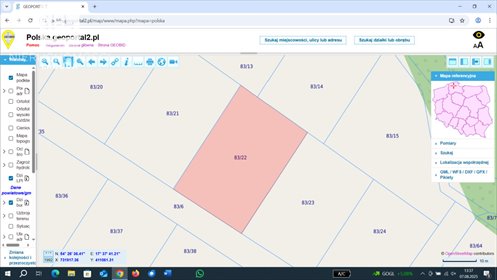 Zapraszam do obejrzenia działki 910 m² w Unieszynie działka Unieszyno
