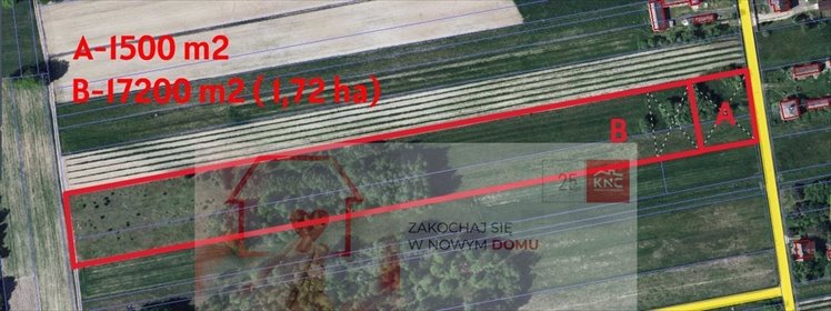 działka na sprzedaż 1500m2 działka Kozioł