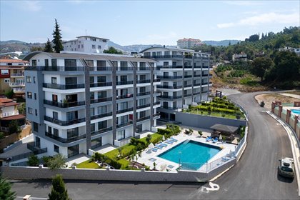 Nowoczesny 2-pok. apartament z basenami w Kargıcak mieszkanie Kargıcak Mahallesi Kumçukuru Mevkii 121. sokak No, Kargıcak, Alanya, Antalya