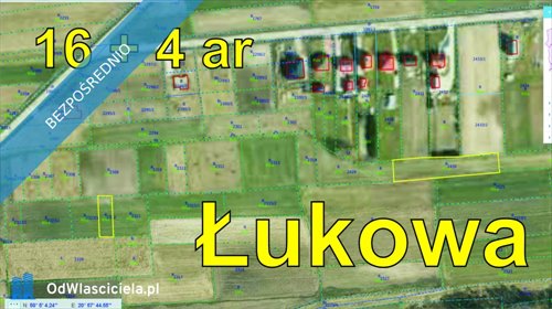 działka na sprzedaż 2000m2 działka Łukowa