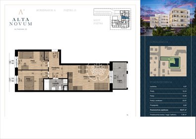 mieszkanie na sprzedaż 56m2 mieszkanie Bydgoszcz, Fordon, Altanowa