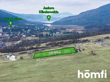 działka na sprzedaż 2999m2 działka Uście Gorlickie