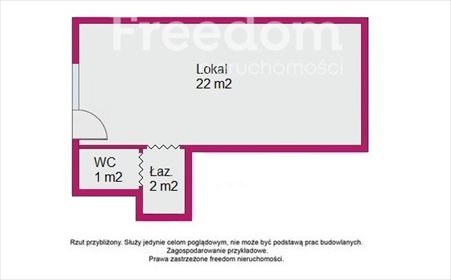 lokal użytkowy na wynajem 25m2 lokal użytkowy Łódź, Tatrzańska