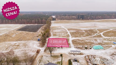 Działka budowlana 1250 m² (przy Jeziorze Przybiernowskim) działka Sosnowice, Centrum