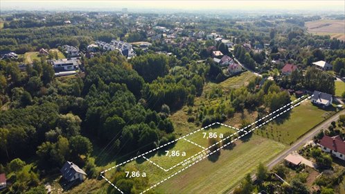działka na sprzedaż 786m2 działka Rzeszów, Leśne Wzgórze
