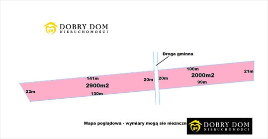 działka na sprzedaż 4900m2 działka Straszewo