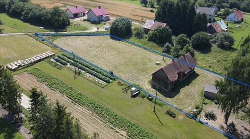 Działka 41 arów z domem i lasem – idealna inwestycja! działka Korczyna, Stanisława Pigonia