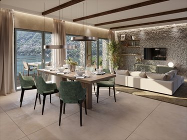 Ekskluzywny penthouse z panoramicznym widokiem na jezioro Como mieszkanie Laglio