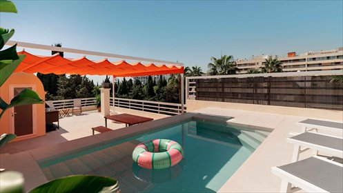 Luksusowy penthouse w centrum Marbella z basenem. mieszkanie Marbella, Marbella