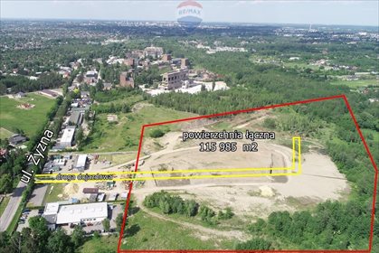 działka na sprzedaż 115985m2 działka Częstochowa, Brzeziny Wielkie, Żyzna