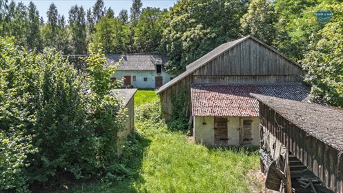 Na sprzedaż działka z lasem, mediami i zabudowaniami 8600 m² działka Stefanów Ruszkowski