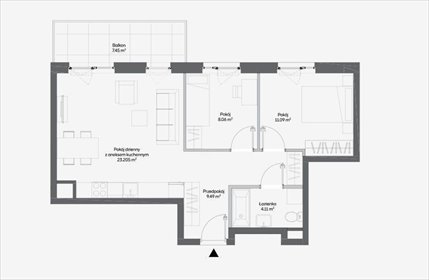 mieszkanie na sprzedaż 56m2 mieszkanie Warszawa, Włochy, Raków, Fajansowa