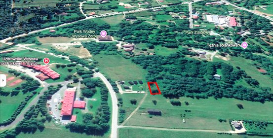 działka na sprzedaż 2300m2 działka Wysowa-Zdrój