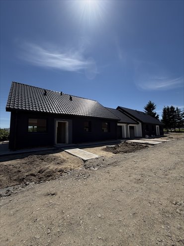 Nowoczesny dom parterowy z garażem i dużym ogrodem dom Stargard, Podleśna