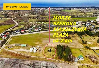 działka na sprzedaż 1500m2 działka Ostrowo, Krokowska