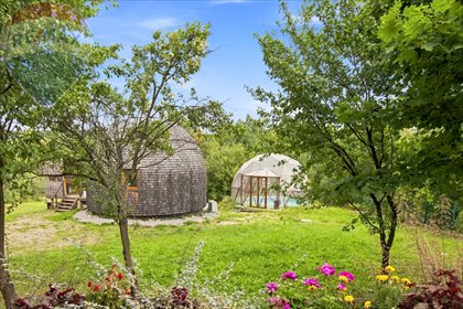 Polecam unikalny dom z drewnianą kopułą i basenem w sercu Gór Świętokrzyskich dom Radkowice-Kolonia