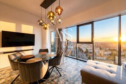 Polecam luksusowy apartament 59 m² z panoramicznym widokiem w Hanza Tower mieszkanie Szczecin, al. Wyzwolenia
