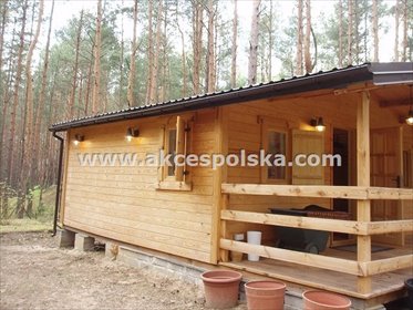 Nowoczesny dom rekreacyjny 35 m² z tarasem - polecam! dom Łosie, Jeżowa