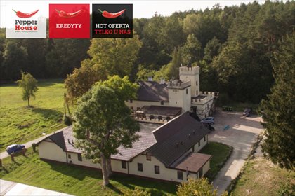 Unikatowy zamek z basenem, 1050 m2, inwestycja lokal użytkowy Chudaczewko