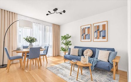 Do sprzedania 3-pokojowe mieszkanie 46,7 m² z balkonem w Warszawie mieszkanie Warszawa, Wola, Muranów, Smocza