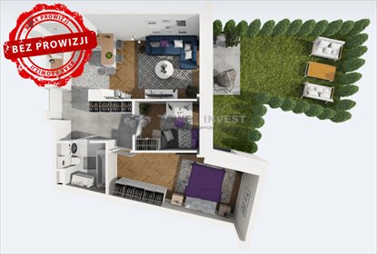 Nowoczesne 3-pokojowe mieszkanie z ogródkiem i smart home - polecam! mieszkanie Gliwice, Stare Gliwice