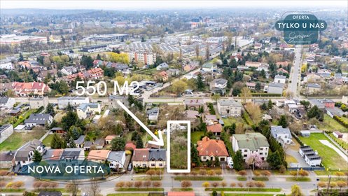 działka na sprzedaż 549m2 działka Łódź, Górna, Zamorska