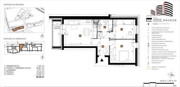 mieszkanie na sprzedaż 64m2 mieszkanie Lublin, Felin, Generała Witolda Urbanowicza