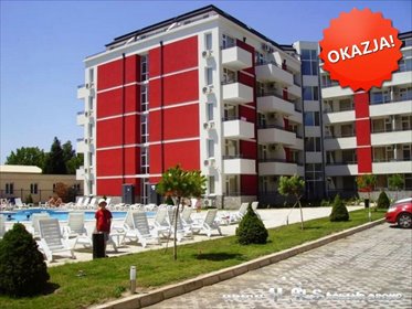 Studio 39 m² z balkonem, basen, blisko plaży mieszkanie Słoneczny Brzeg, ROSE RESIDENCE