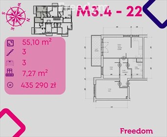 mieszkanie na sprzedaż 55m2 mieszkanie Bonin