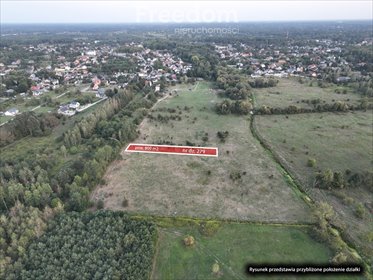 działka na sprzedaż 800m2 działka Okuniew