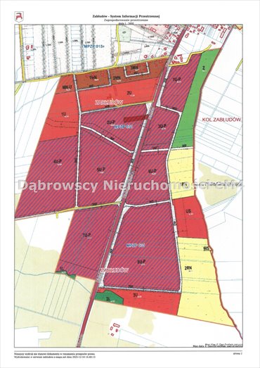 Działka inwestycyjna 3631 m2 przy DK 19 w Zabłudowie działka Zabłudów, Zabłudów, Bielska