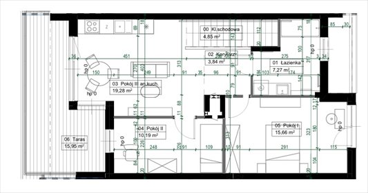 mieszkanie na sprzedaż 58m2 mieszkanie Lesznowola, Lesznowola