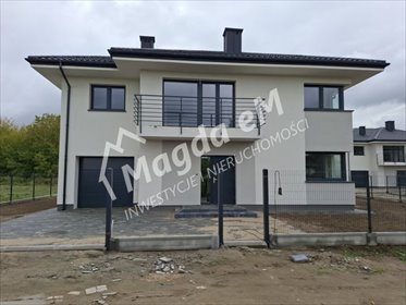Nowoczesny dom 257 m² z dużą działką 500 m² - polecam! dom Łomianki Dolne, Łużycka