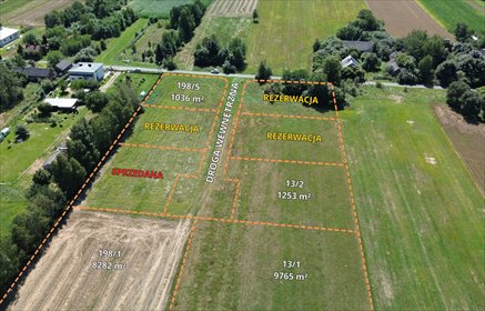 działka na sprzedaż 1253m2 działka Grabostów