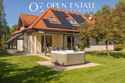 Ekskluzywny dom 351 m² z ogrodem i jacuzzi. dom Marianów, Aleja Cisowa