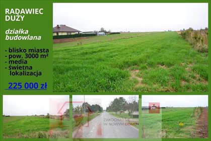 działka na sprzedaż 3000m2 działka Radawiec Duży