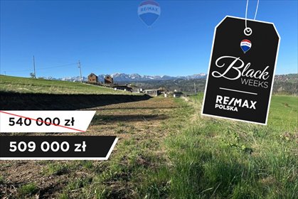 działka na sprzedaż 1278m2 działka Rzepiska, Potok Bryjów