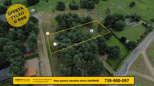 działka na sprzedaż 1654m2 działka Przysieka, Piaskowa