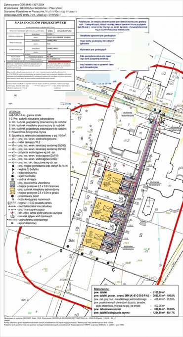 działka na sprzedaż 2100m2 działka Magdalenka, Podleśna