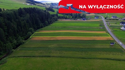 działka na sprzedaż 3680m2 działka Łapsze Niżne