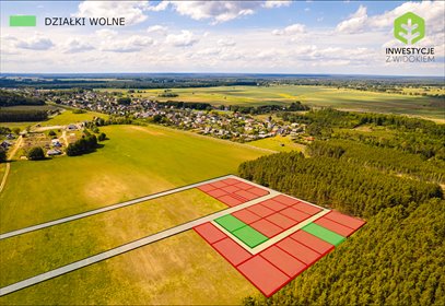 działka na sprzedaż 504m2 działka Zawada, Ostatnie działki w tej cenie - 11 km od Zielonej G