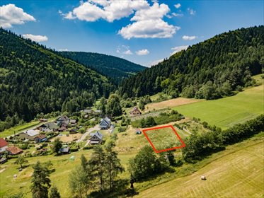 Działka 1000 m² w Polany (widoki, media, spokój) działka Polany