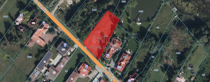 działka na sprzedaż 1232m2 działka Warszawa, Ursynów, Jeziorki, Trombity