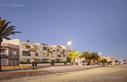 Nowoczesny apartament 2 pok. z widokiem na morze w Hiszpanii mieszkanie Lo Pagan