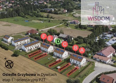 Nowoczesny bliźniak z pompą ciepła i panelami fotowoltaicznymi dom Dywity