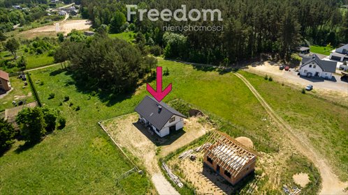Nowoczesny dom w stanie surowym zamkniętym, 206 m², 925 m² działki dom Robakowo, Mieszka