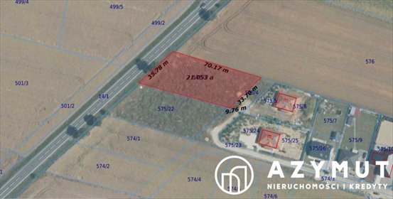 działka na sprzedaż 2100m2 działka Kunice
