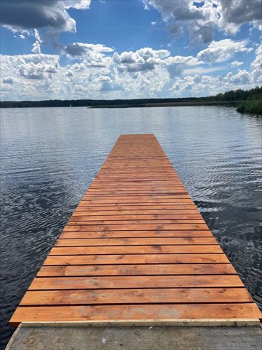 Dom nad jeziorem Sławskim z prywatną plażą polecam dom Sława