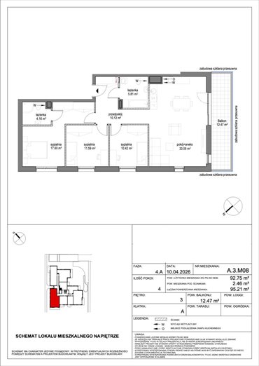 mieszkanie na sprzedaż 93m2 mieszkanie Gdańsk, Brzeźno, Bogumiła Kobieli