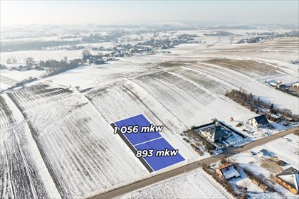 Działka 1056 m2 pod dom jednorodzinny w Słomnikach działka Krakowski